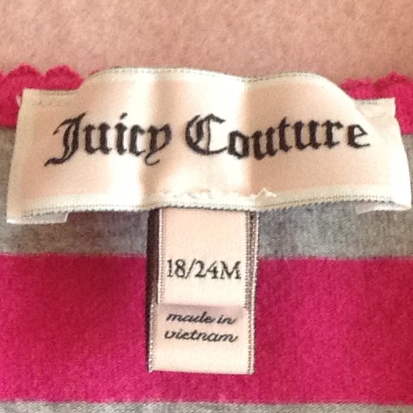 Juicy Couture Girls' Tank Top Pink/Grey - Picture 3 of 9